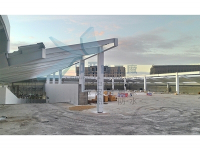 案例7.桃園LEXUS-展示中心頂樓雨遮工程